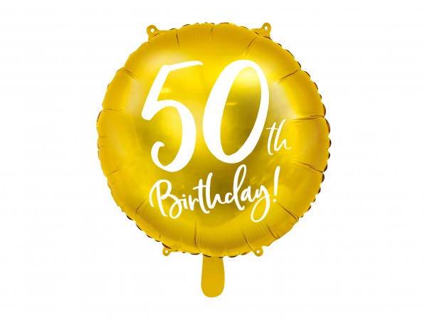 50 Birthday Gold