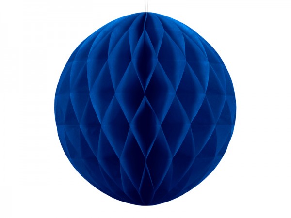 Wabenball royal blau, 30 cm