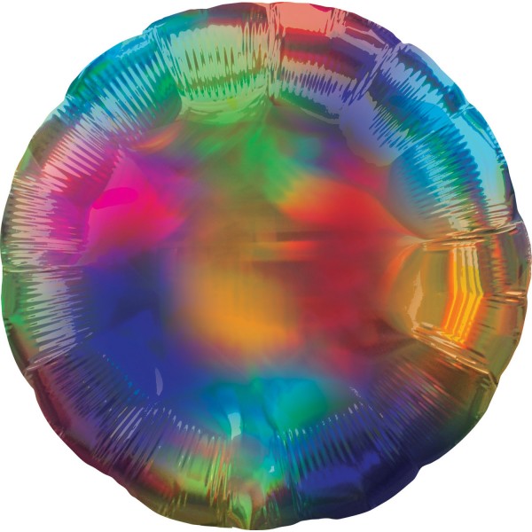 Holographischer irisierender regenbogen Folienballon