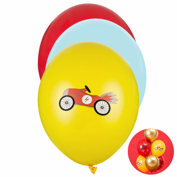 Birthday Racing Motivballon